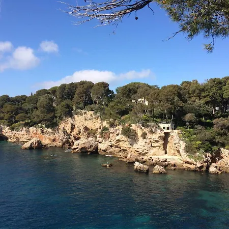 公寓 Coeur De Juan-les-pins 3p Front De *
